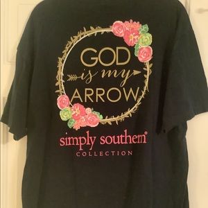 Simply Southern “God is my arrow” tee